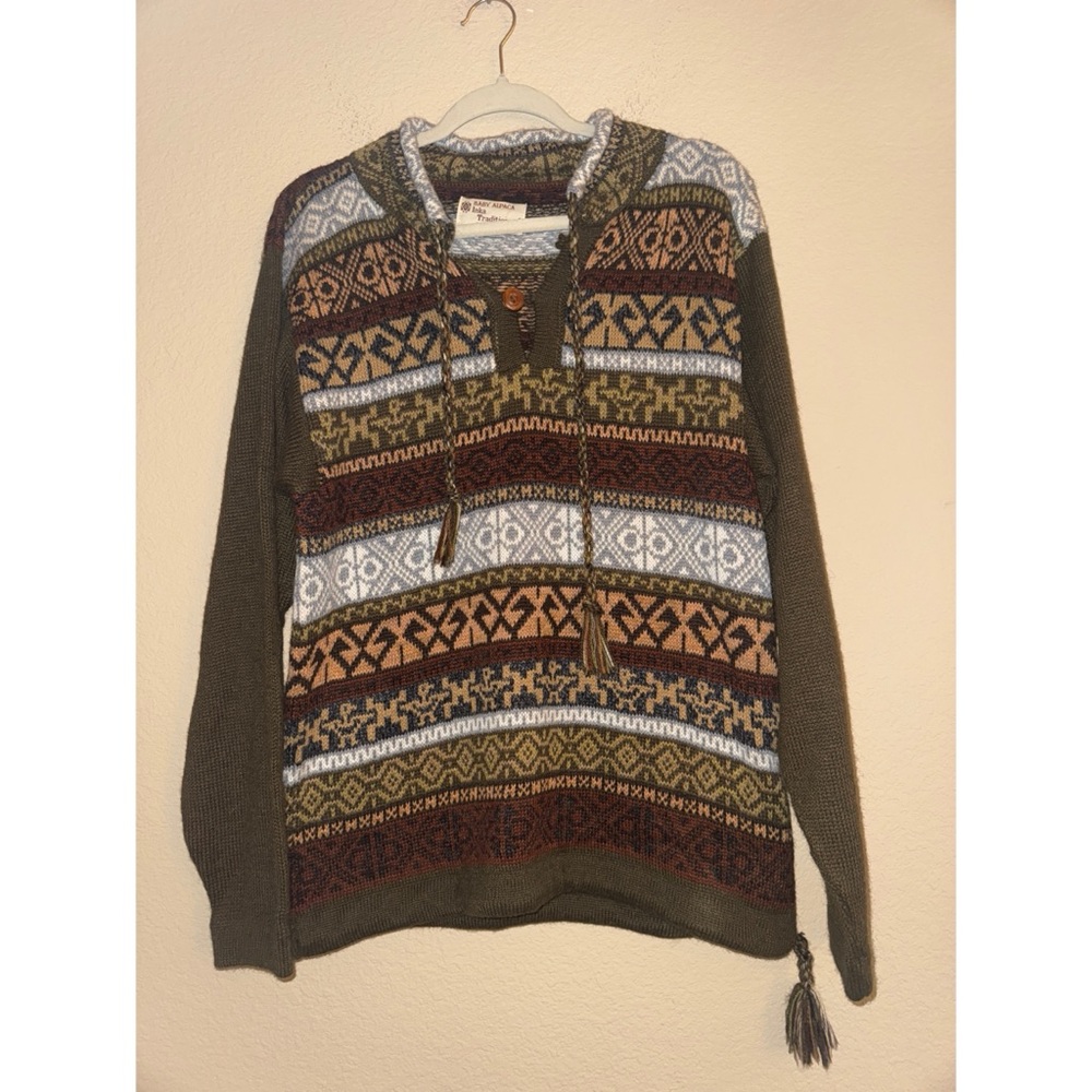 Inka Tradition Baby Alpaca Fine‎ Sweater Women’s Size Medium